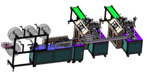 口罩機|一次性平面醫用口罩生產線|一次性平面口罩智能生產線
